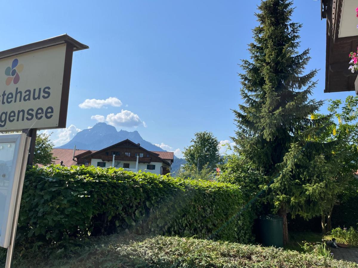 Gaestehaus Forggensee Füssen Esterno foto